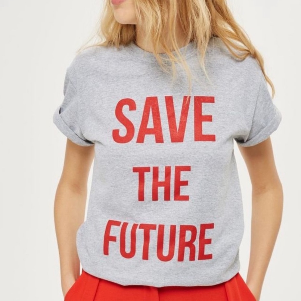 Topshop tee. (Save the Future)